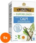 TWININGS Set 9 X Ceai Twinings Superblends Moment of Calm cu Vanilie si Musetel, 18 x 1.5 g