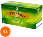TWININGS Set 9 X Ceai Verde Pur Twinings 25 x 2 g