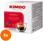 KIMBO Set 6 x 16 Capsule Cafea Napoli, Kimbo, Dolce Gusto, 7 g