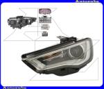 AUDI A3 3-ajtós 2012.09-2016.03 /8V/ Fényszóró bal Bi-XENON (D3S/LED/PSY24W) króm házas, nappali fénnyel, motorral (izzó és elektronika nélkül) HELLA 1EL 010 740-571