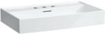 Laufen Kartell by Laufen fehér mosdó 80x46 cm három csaplyukkal és túlfolyóval, LCC bevonattal H8103364001081 (H8103364001081)