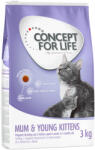Concept for Life Concept for Life Mum & Young Kittens - Rețetă îmbunătățită! 3 kg