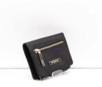 Pabia fekete / kígyómintás műbőr női pénztárca 0210-020