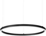 Ideal Lux Oracle Slim Round fekete LED függesztett lámpa (IDE-304427) LED 1 izzós IP20 (304427)