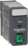 SCHNEIDER RXG12JD Zelio RXG Interfész relé, 1CO, 10A, 12VDC, tesztgomb, LED (RXG12JD)
