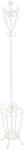 Bizzotto Cuier si suport umbrele fier forjat alb de pardoseala Emily 28x28x184 cm (0720998)