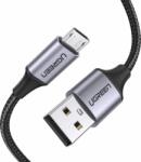 UGREEN 60403 USB-A apa - Micro USB-B apa 2.0 Adat és töltőkábel - Fekete (3m) (60403)