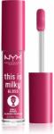 NYX Cosmetics This is Milky Gloss Milkshakes lip gloss hidratant produs parfumat culoare 12 Malt Shake 4 ml