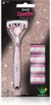 Wilkinson Sword Quattro for Women Rose Gold epilator pentru femei rezerva lama 4 pc 1 buc