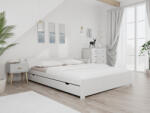  IKAROS ágy 140 x 200 cm, fehér Ágyrács: Léces ágyrács, Matrac: Matrac nélkül