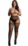 Le Désir Nagy méretű fekete női harisnyakötő utánzat harisnya