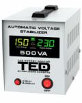 TED Electric Stabilizator retea maxim 500VA-AVR LCD 2 iesiri schuko TED000194 (TED000194) - timoshop