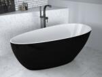 Besco Cada freestanding Besco Goya 160x70cm, black&white (Goya16070BLK) (Goya16070BLK)