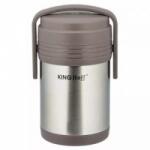 Kinghoff Termos alimentar Kinghoff KH 4075, 3 recipiente, 1, 5 litri, Pereți dubli, Oțel inoxidabil (9999KH4075)