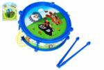 Teddies Toba Molei de plastic 20 cm + 2 bețe de tobă 2 culori (49170941) Instrument muzical de jucarie
