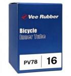 Vee Rubber 16x2, 50 PV78 dobozos Vee Rubber elektromos kerékpár tömlő (551450GU)