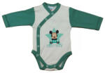  Disney Mickey elöl patentos hosszú ujjú body (50) - zöld