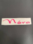  Vágot Matrica Autóra - Név Nóra 13x3 Cm Pink (dp-nora)