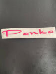  Vágot Matrica Autóra - Név Panka 13x3 Cm Pink (dp-panka)