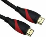 VCOM kábel HDMI (apa-apa) 1, 8m (v1.4, 19M/M, 3D) piros-fekete