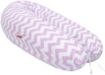 Scamp formázható univerzális szoptatós párna pamut huzattal /ZigZagPinkWhite () (SZPE233)