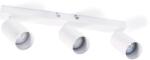 KOLORENO Corp de iluminat cu halogen montat pe zid de perete și tavan LED Viki L x3 - Alb (OH-VIKI-L-03B)