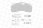 BERAL set placute frana, frana disc BERAL BCV29287TK (BCV29287TK)