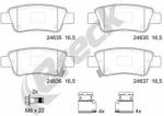 BRECK set placute frana, frana disc BRECK 24635 00 704 00 (24635 00 704 00)