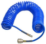 TROY Furtun aer comprimat spiralat cu cupla rapida Troy 18616, 15 m, 5 mm (T18616)