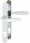 Hoppe Maner pentru usa PVC, Hoppe New York, din aluminiu, latime 30 mm, interax 92 mm, culoare alb RAL 9016