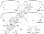 BRECK set placute frana, frana disc BRECK 25757 00 701 00 (25757 00 701 00)
