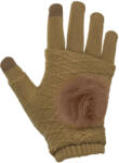Hurtel Set Manusi Touchscreen 2 in 1, Winter Stripped Gloves, Maro