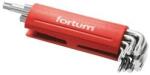 Fortum torx kulcs klt. 9db, hosszú, T10-50, S2, 10db/cse; T10-T15-T20-T25-T27-T30-T40-T45-T50, műany (4710300)