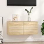 vidaXL Dulap de perete, stejar sonoma, 80x35x36, 5 cm, lemn prelucrat (812927) Raft
