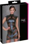 Cottelli Collection - fényes, testre simuló ruha (fekete) (27179051021) - vagyaim