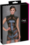 Cottelli Collection - fényes, testre simuló ruha (fekete) (27179051021) - szexshop