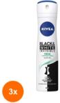 Nivea Set 3 x Deodorant Spray Invisible Black & White Fresh Nivea Deo 150ml