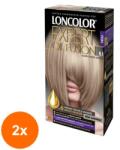 LONCOLOR Set 2 x Vopsea de Par Permanenta Loncolor Expert Oil Fusion 8.1 Blond Cenusiu Deschis, 100 ml