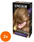 LONCOLOR Set 2 x Vopsea de Par Permanenta Loncolor Expert Oil Fusion 6.3 Blond Auriu Inchis, 100 ml