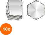 Schaefer-Peters Set 10 x Piulita Hexagonala Infundata 917 Inox A2-M12 (COR-10X0917212S)