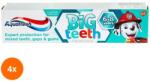 Aquafresh Set 4 x Pasta de Dinti Aquafresh pentru Copii Big Teeth 50 ml