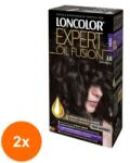 LONCOLOR Set 2 x Vopsea de Par Permanenta Loncolor Expert Oil Fusion 3.0 Saten Inchis, 100 ml
