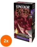 LONCOLOR Set 2 x Vopsea de Par Permanenta Loncolor Expert Oil Fusion 7.62 Rosu Intens, 100 ml