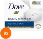 Dove Set 8 x Sapun Crema Dove Beauty Cream Bar Original, 90 g