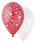  Léggömb 30cm-es 10db/csomag szíves (11-PRINTSZIVES)