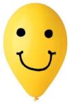  Léggömb 30cm-es 10db/csomag smiley sárga (11-PRINTSARGASMIL)