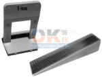 SKT SKT2015 ÉKES lapszintező, 100db ÉK + 500db TALP, 5mm fuga, 12-18mm laphoz (skt201515cs13) (skt201515cs13)