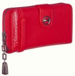 XTD Nagy méretű krokó betétes szép piros műbőr pénztárca XTD (C-401 red)