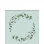 Ambiente Eucalyptus Branch Green papírszalvéta 25x25cm, 20db-os - szep-otthon