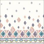 Ambiente Diamonds White papírszalvéta 33x33cm, 20db-os